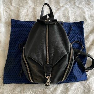 Rebecca Minkoff Medium Julian Backpack Blk Leather